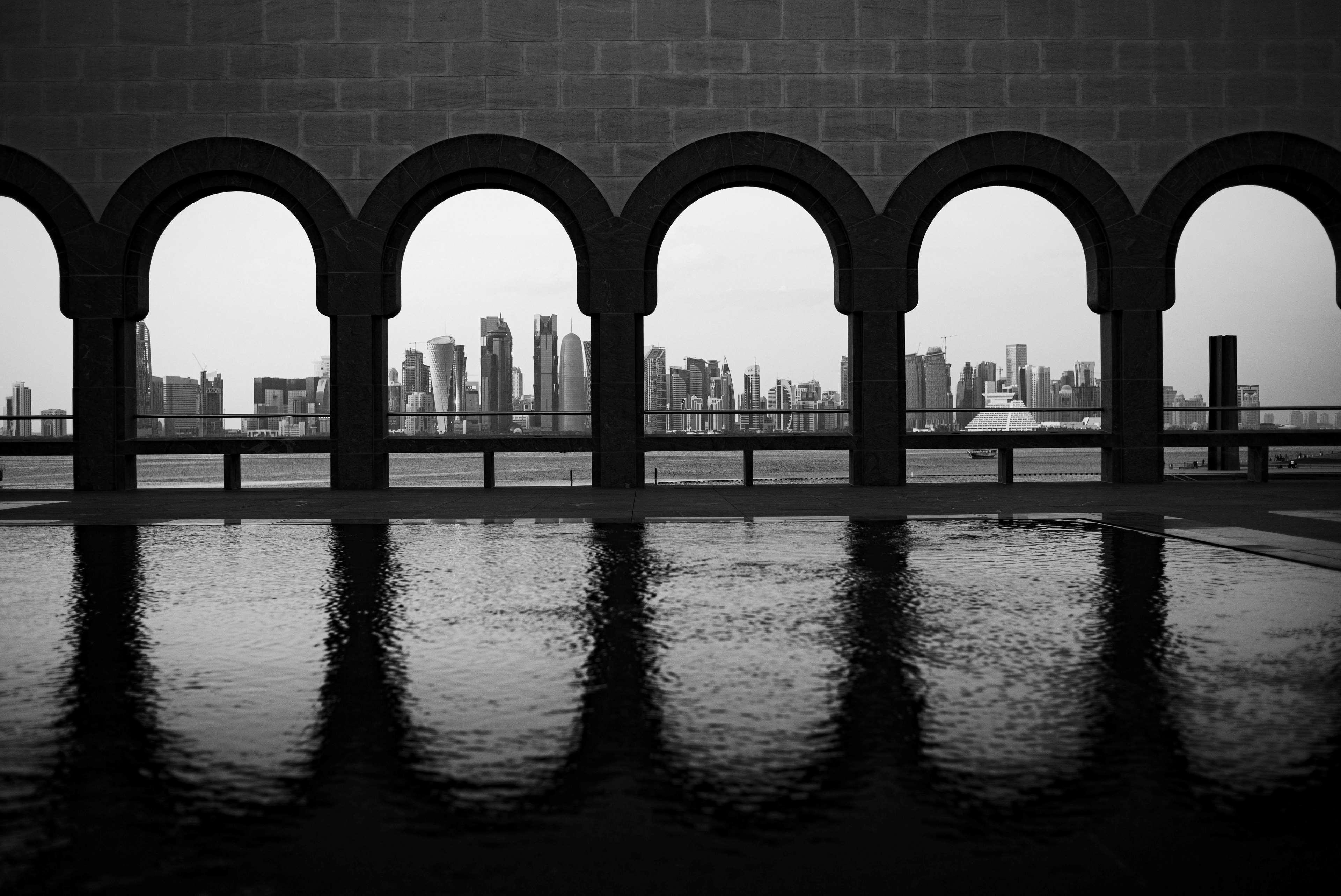 Park Hyatt Doha Hotell Eksteriør bilde View of the skyline from the mosque